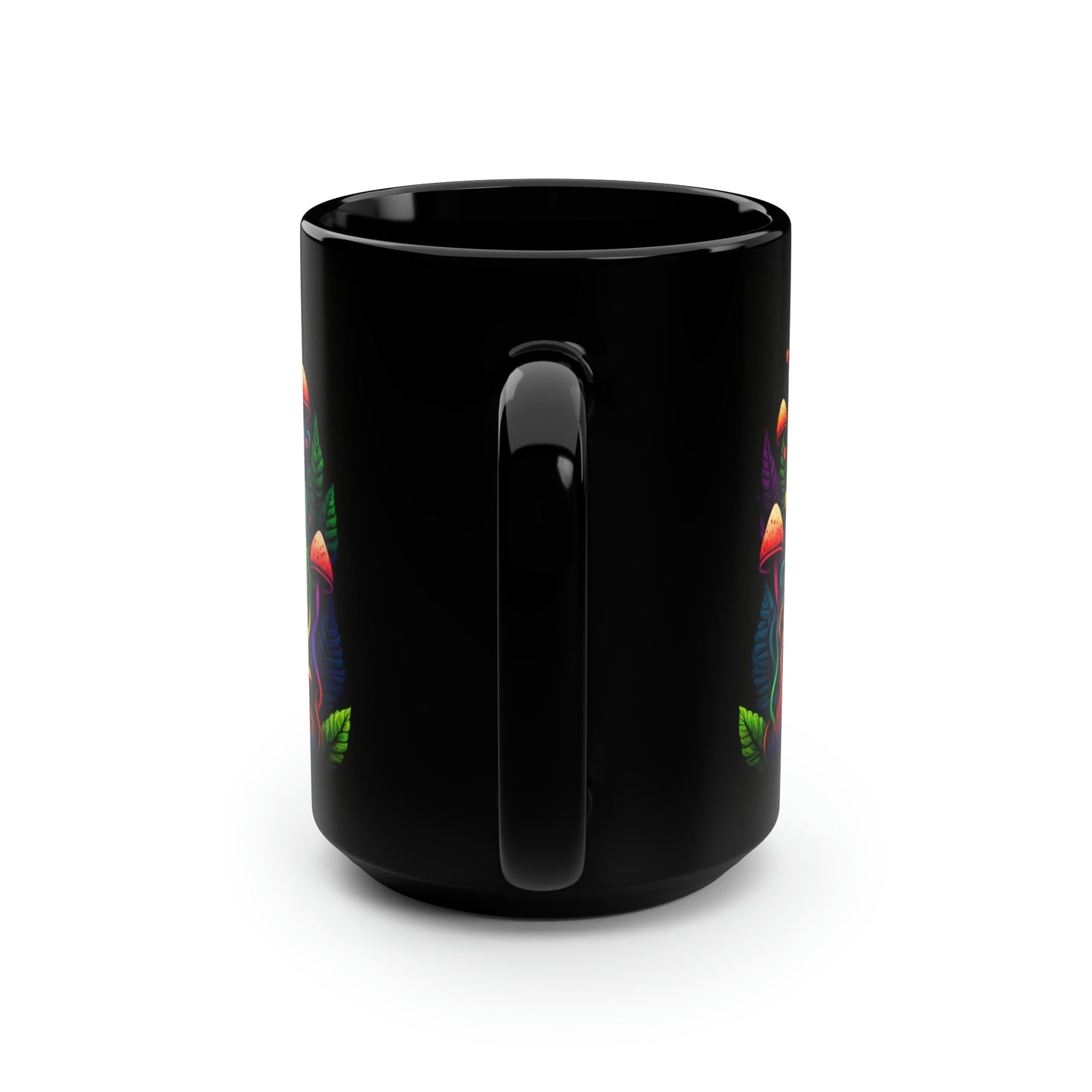 Magic Mushroom Skull 15 oz Coffee Mug perfect for the mushrooming fan or as a birthday gift for nature lovers