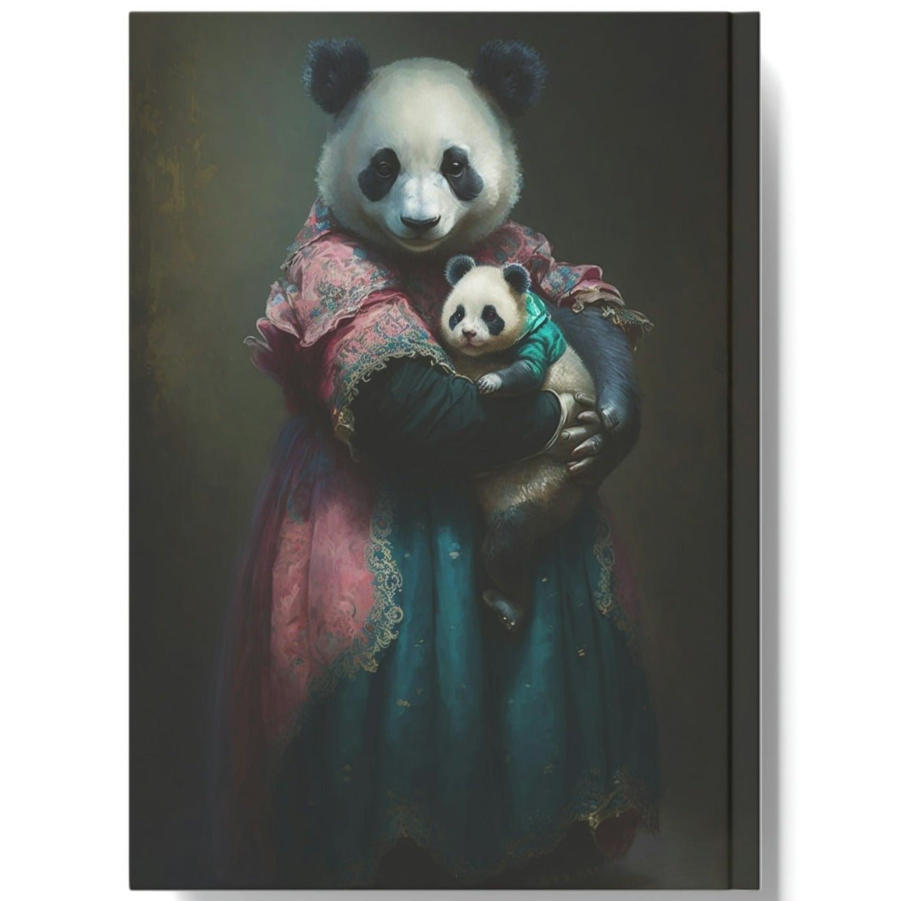 Mama Panda Bear Hard Backed Journal