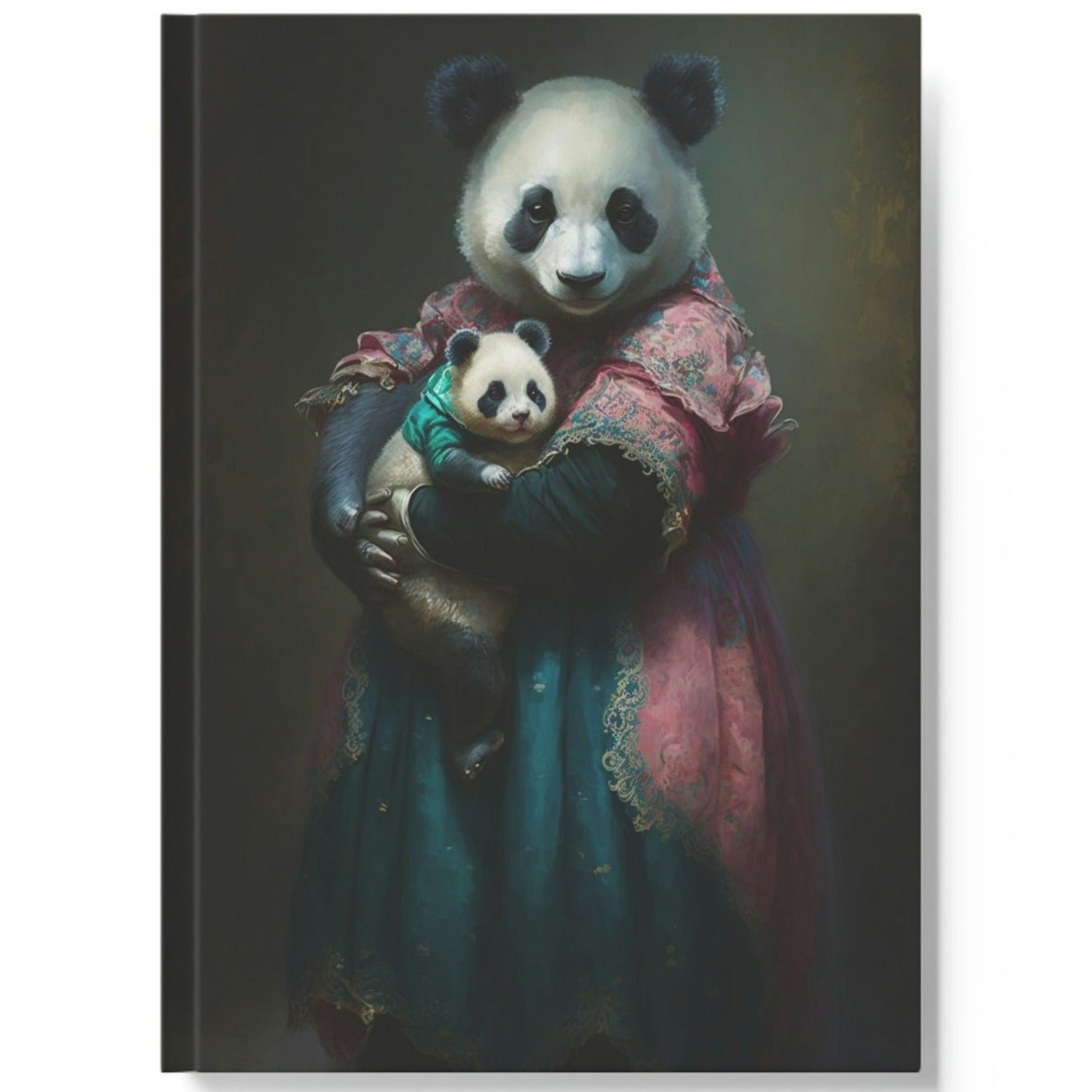 Mama Panda Bear Hard Backed Journal