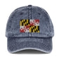 Maryland Flag Vintage Cotton Twill Cap