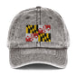 Maryland Flag Vintage Cotton Twill Cap