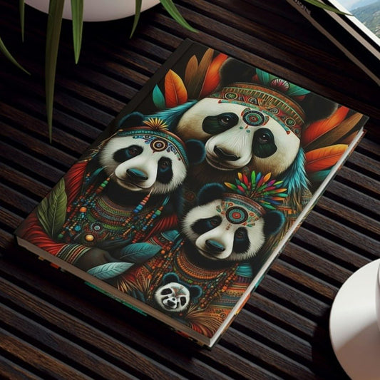 Mesoamerican Pandas Hard Backed Journal