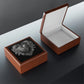 Metalwork Antique Heirloom Heart Wood Keepsake Jewelry Box with Ceramic Tile Cover