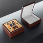 Mid-Century Modern French Bulldog Butterflies Art Print Gift and Jewelry Box