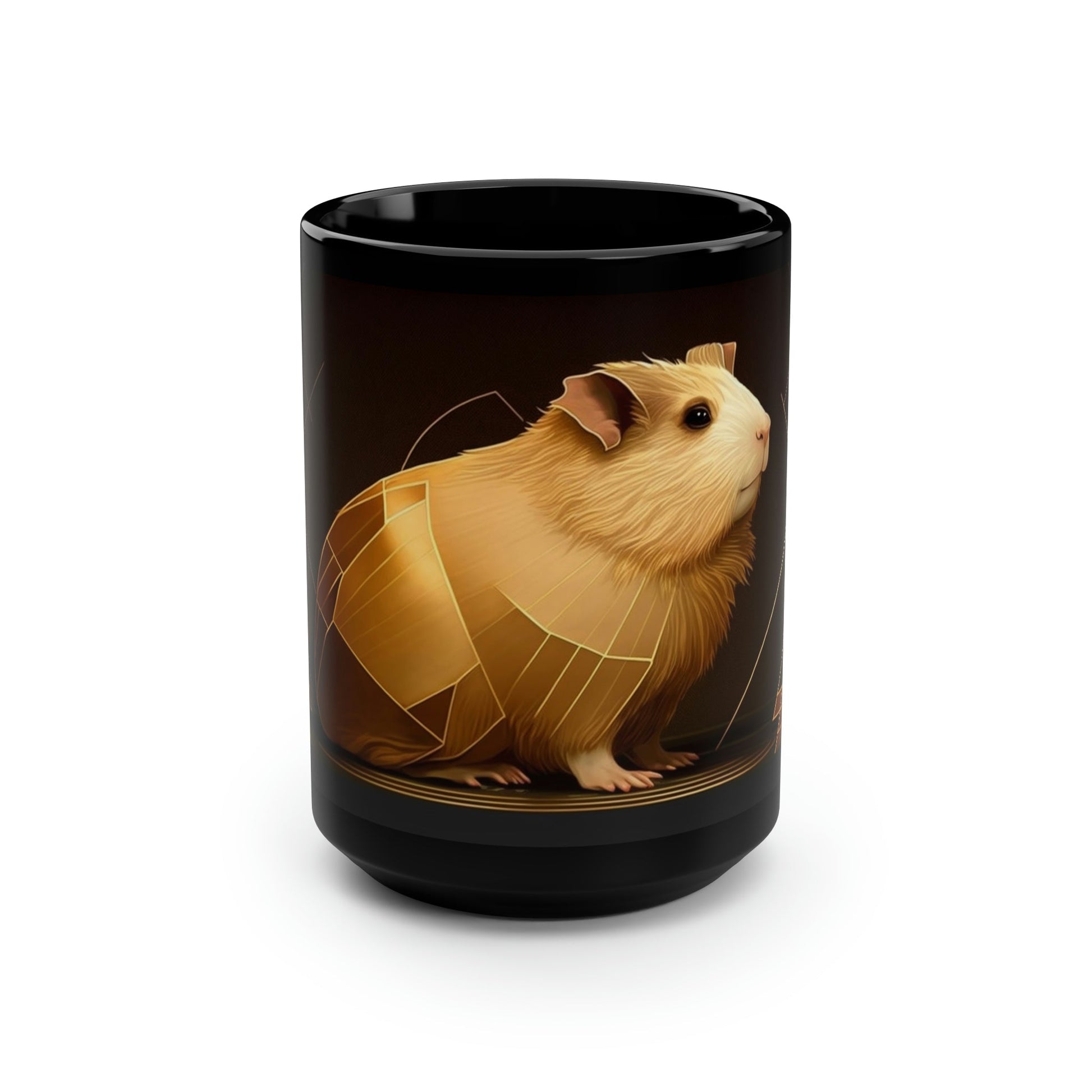 Mid-Century Modern Guinea Pig 15 oz Coffee Mug