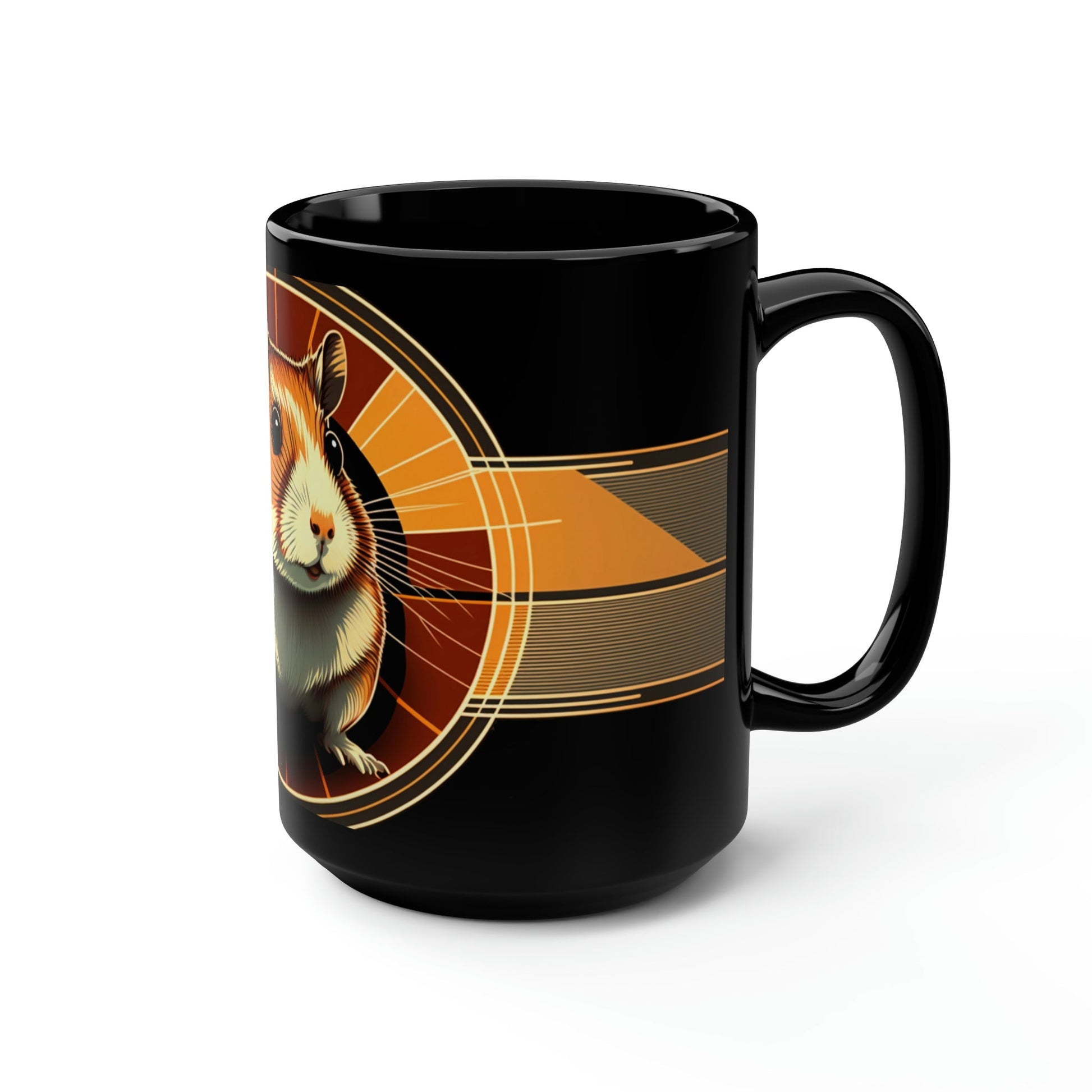 Mid-Century Modern Hamster 15 oz Coffee Mug Gift