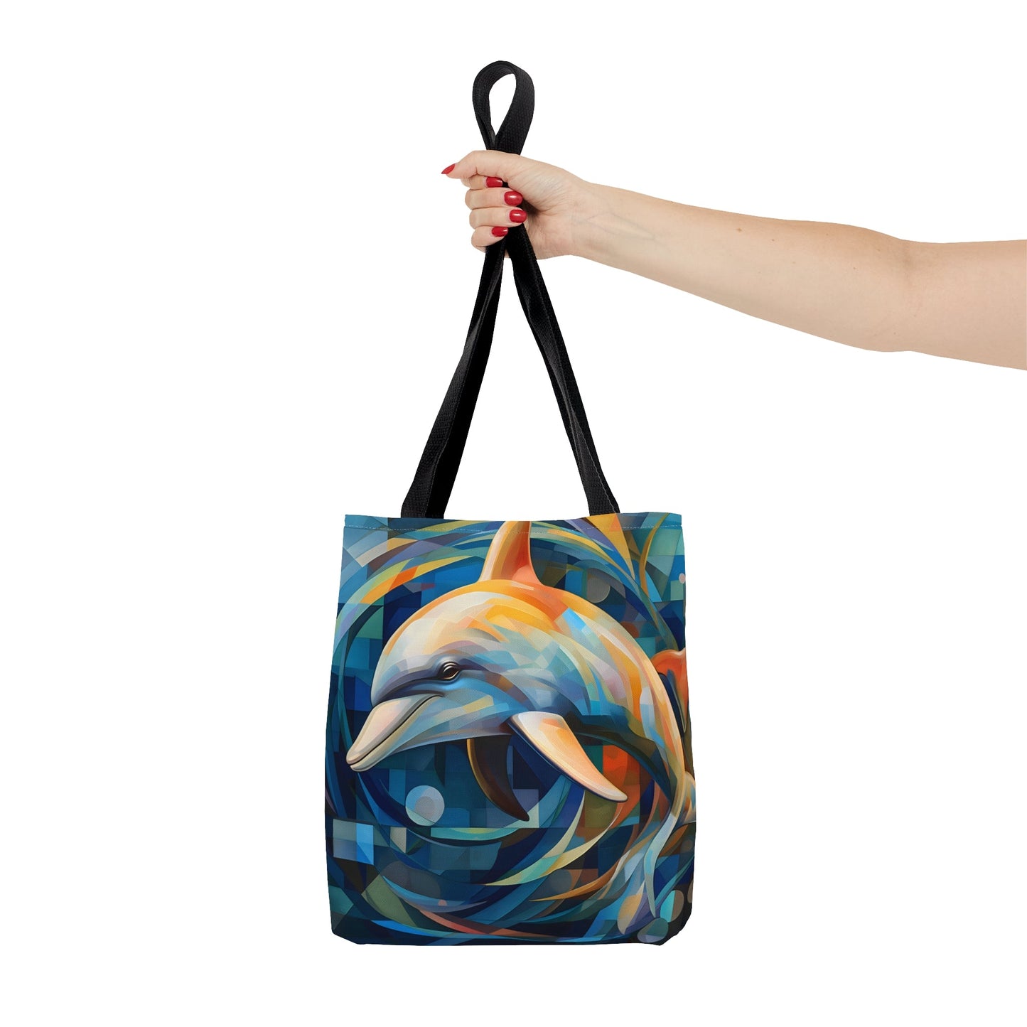 Minimalism Abstract Dolphin Tote Bag