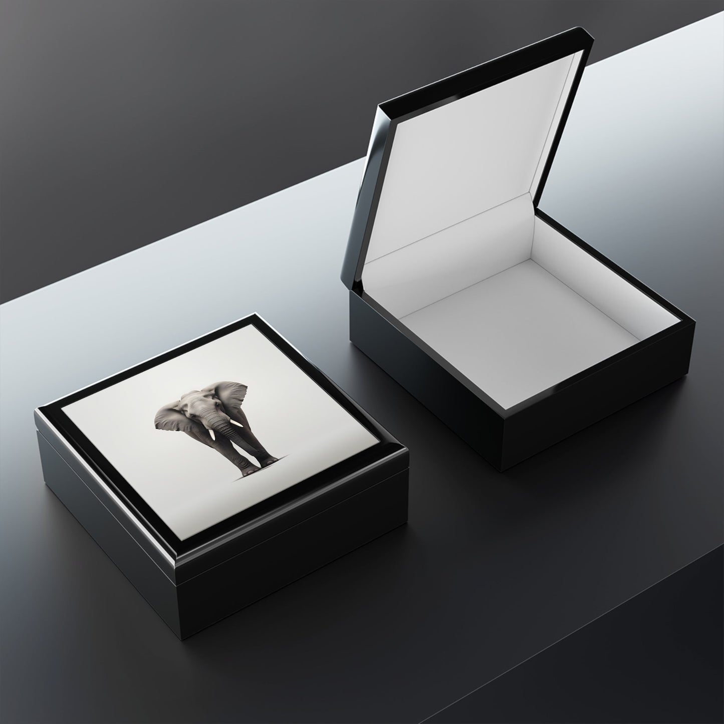 Minimalism Style Elephant Gift and Jewelry Box