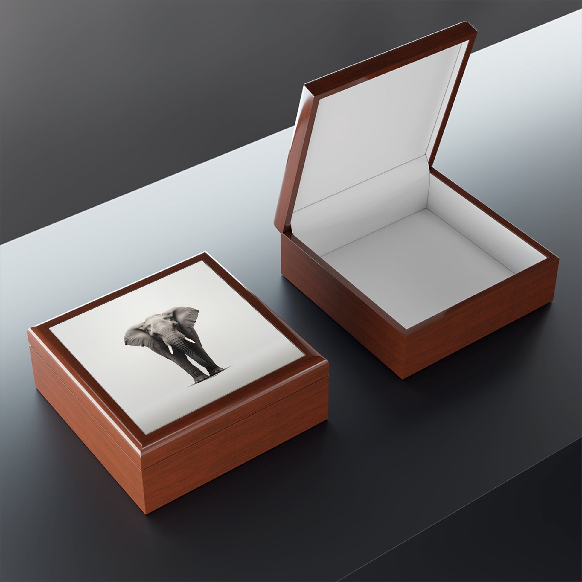 Minimalism Style Elephant Gift and Jewelry Box