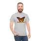 Monarchs Rule Unisex Heavy Cotton Tee butterfly Butterflies Insect Royalty Royals