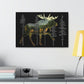 Moose in the Woods Canvas