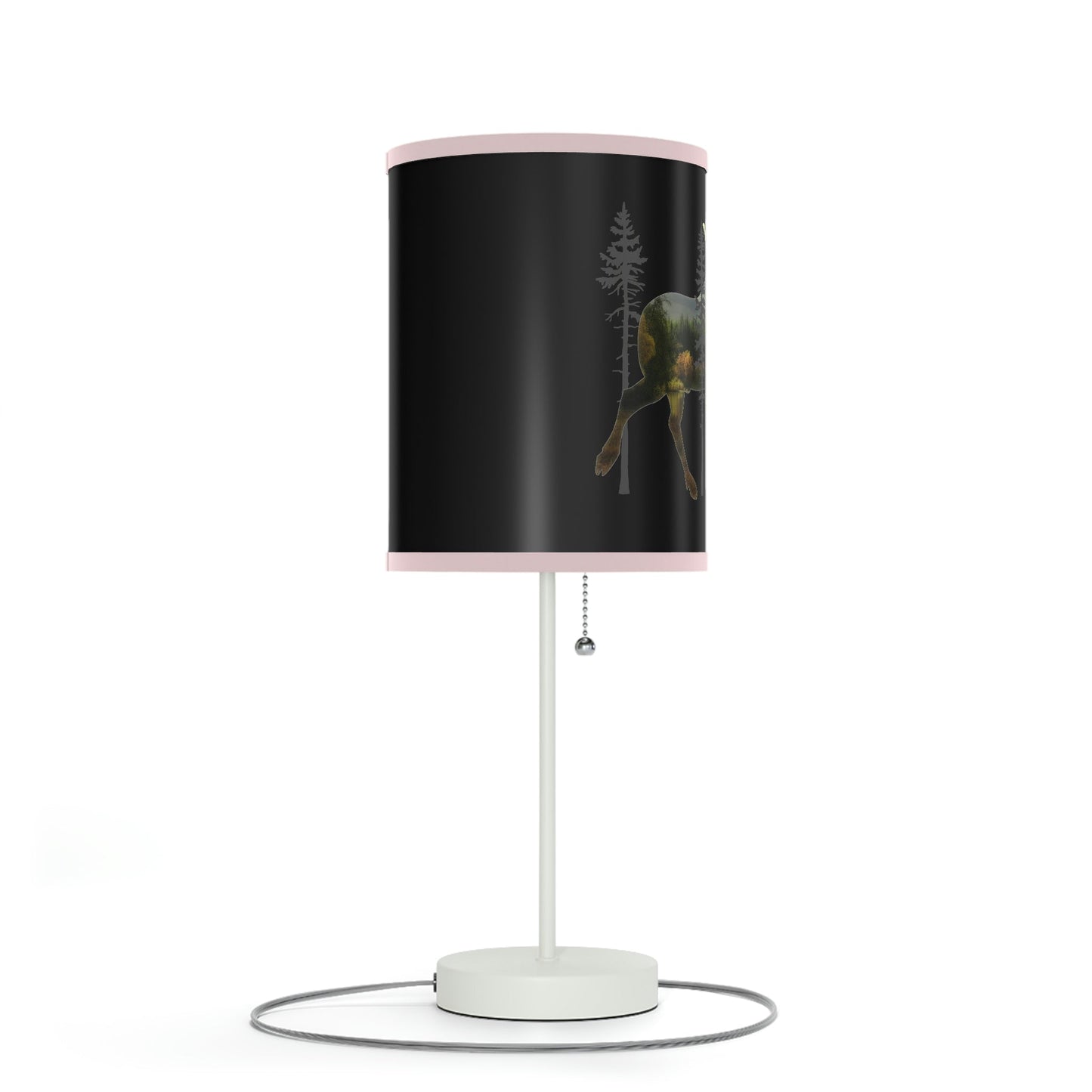 Moose in the Woods Lamp on a Stand, US|CA plug