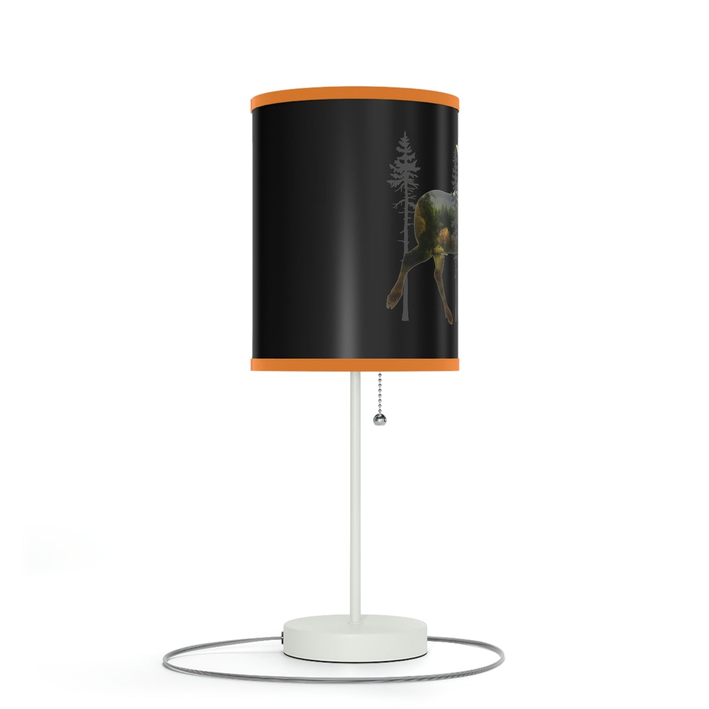 Moose in the Woods Lamp on a Stand, US|CA plug