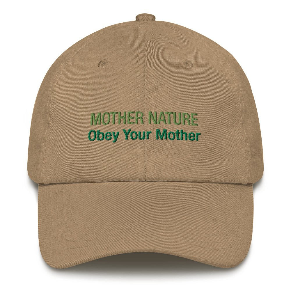 Mother Nature Hat - Obey Your Mother | You know a climate activist that will love this nature hat