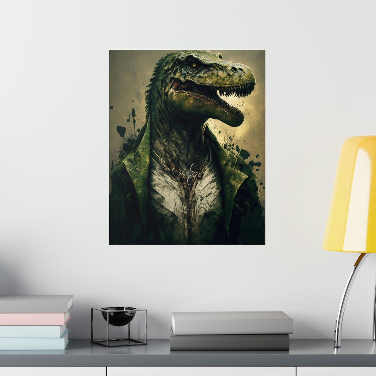 Mr. Dinosaur Princess Premium Matte Vertical Posters