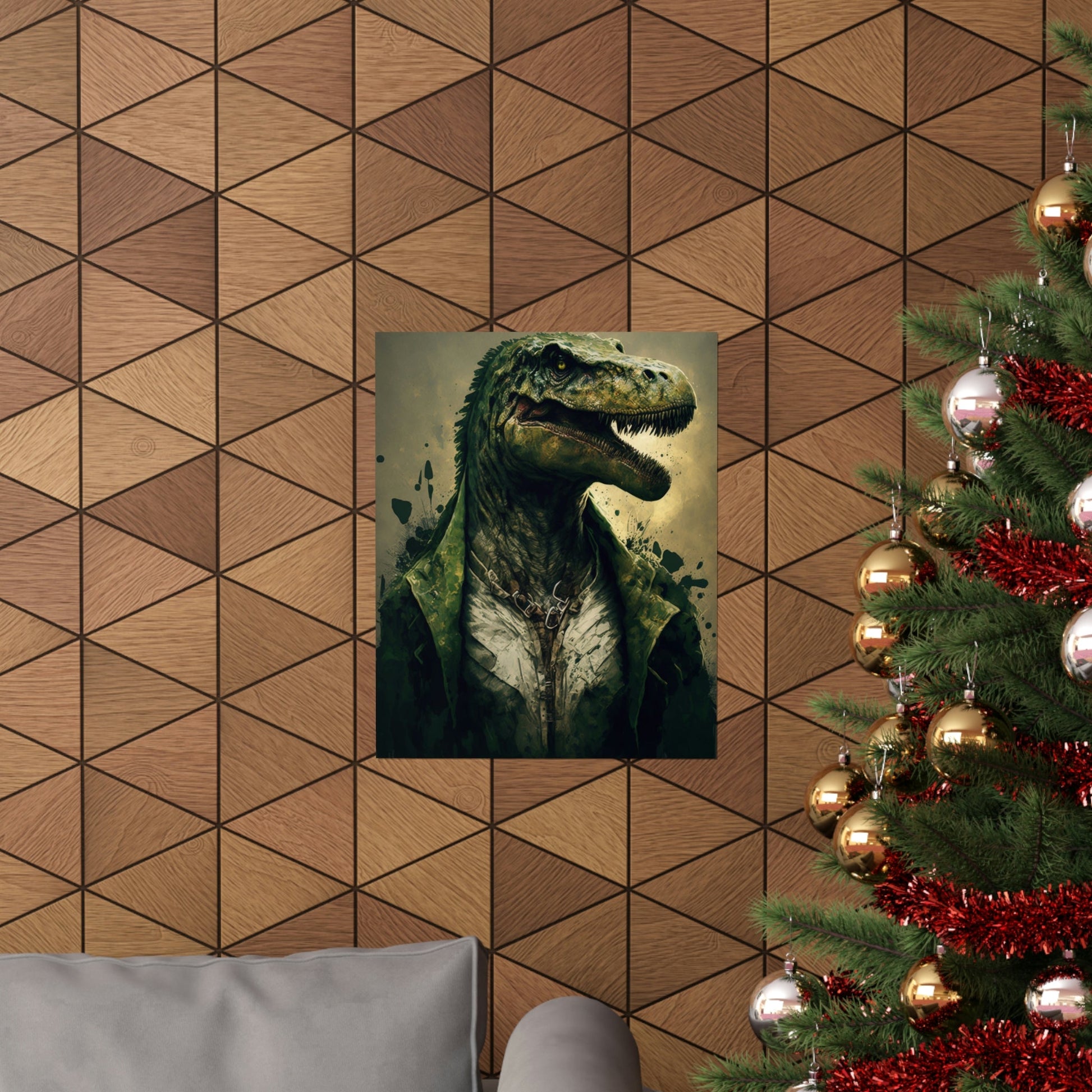 Mr. Dinosaur Princess Premium Matte Vertical Posters