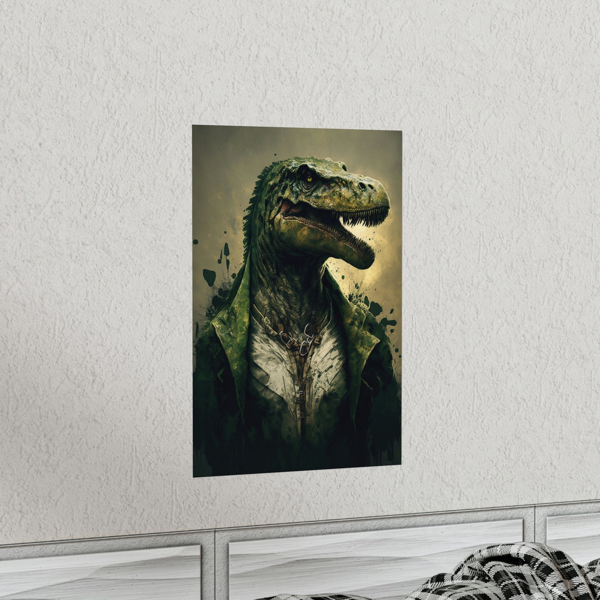 Mr. Dinosaur Princess Premium Matte Vertical Posters