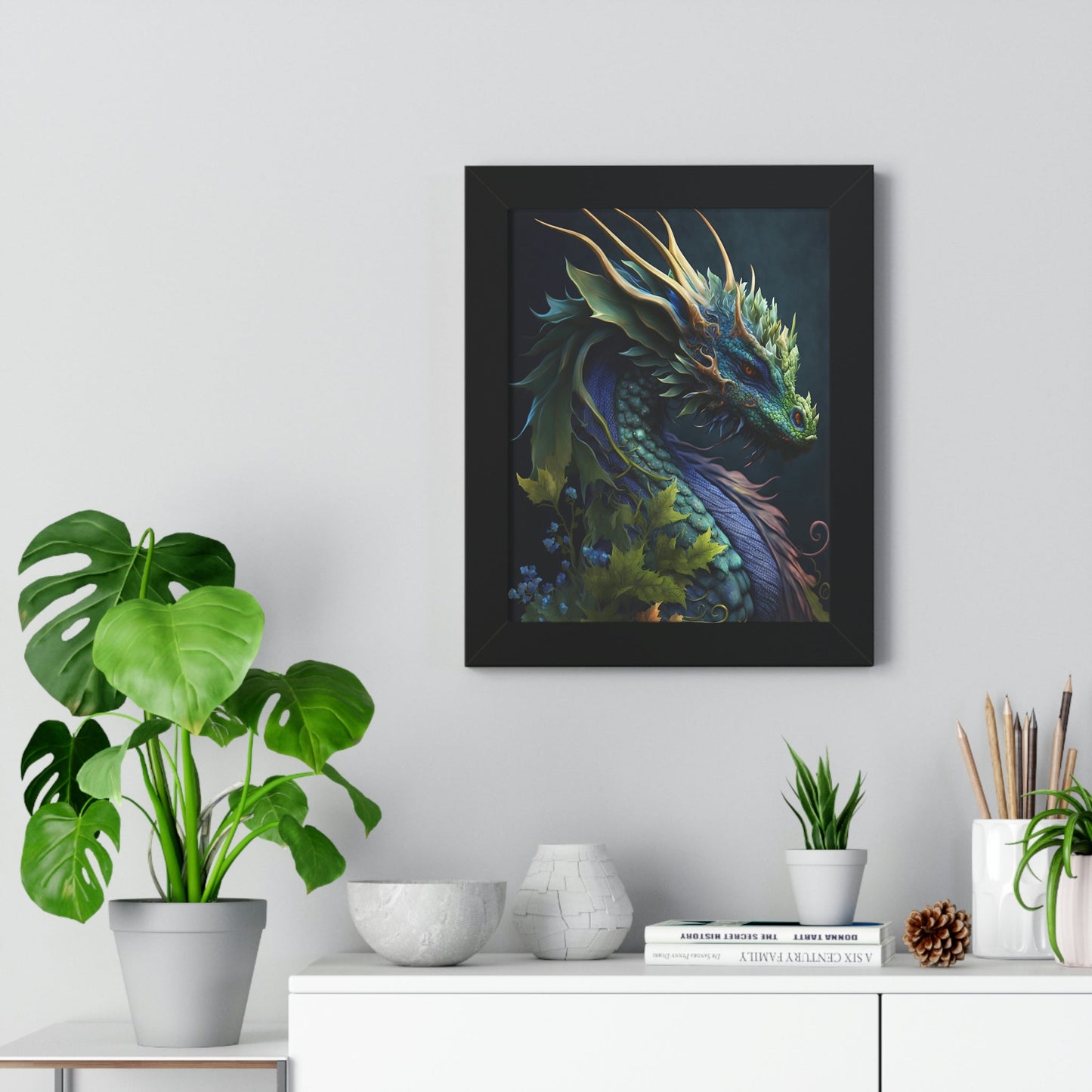 Mr. Dragon | Framed Vertical Poster