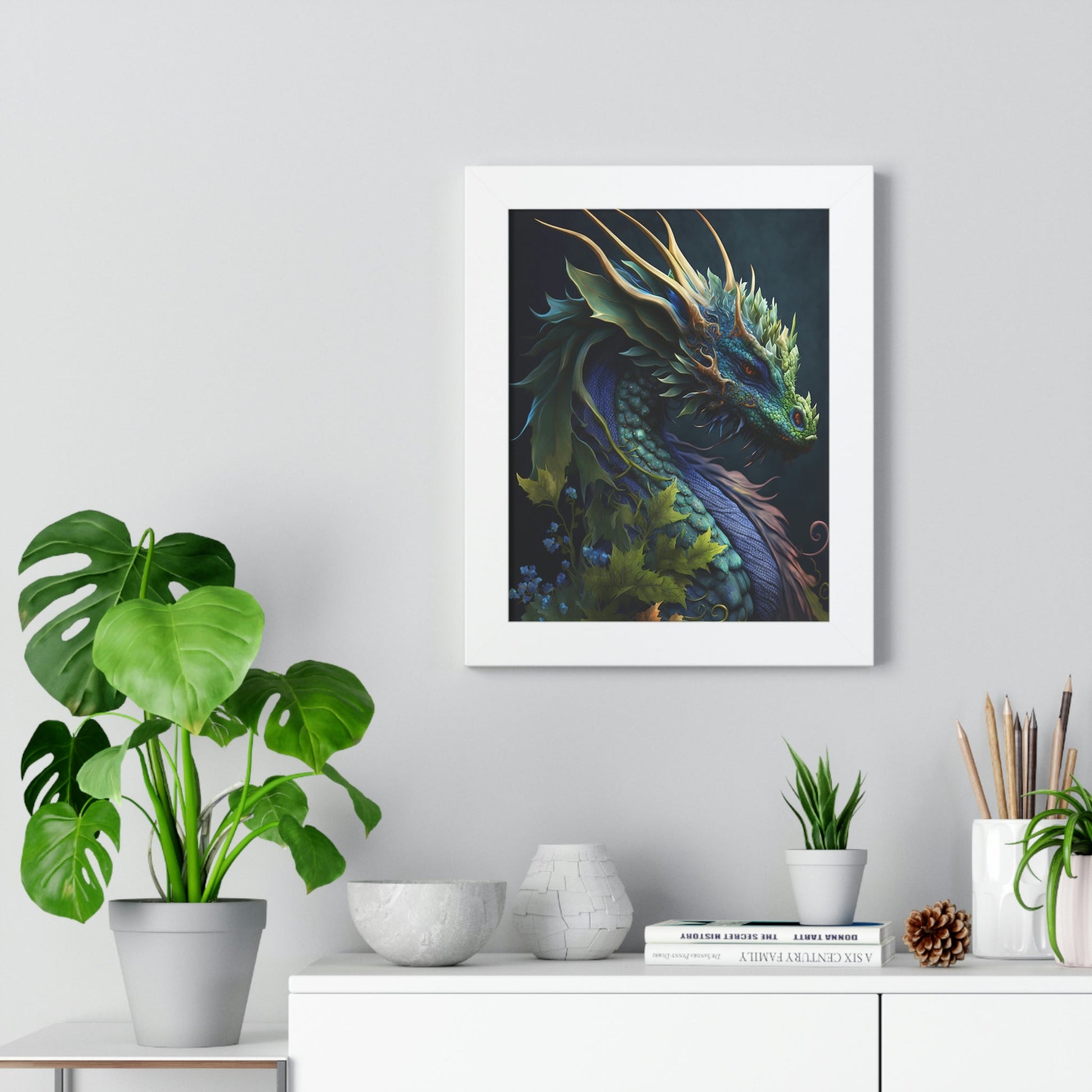 Mr. Dragon | Framed Vertical Poster