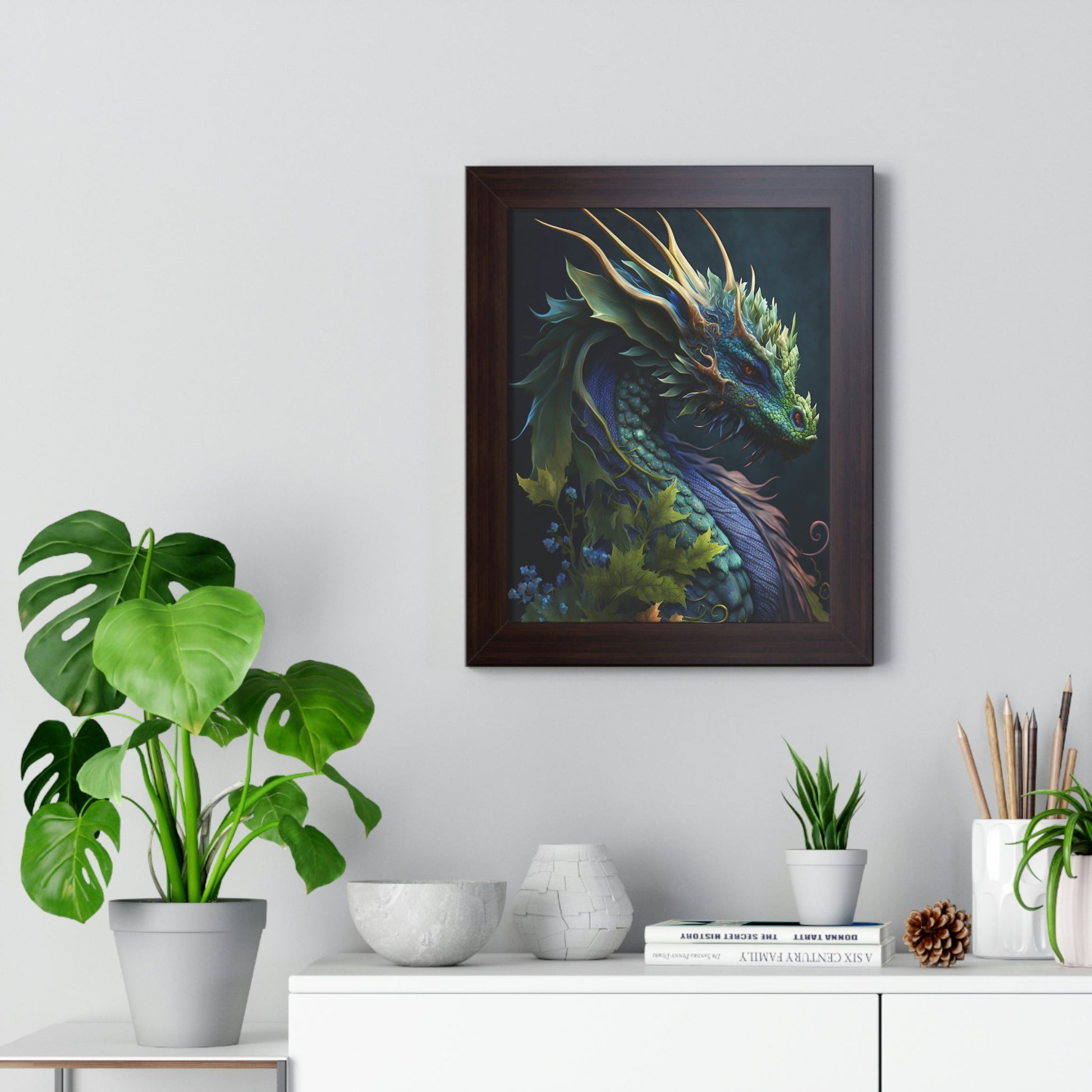 Mr. Dragon | Framed Vertical Poster