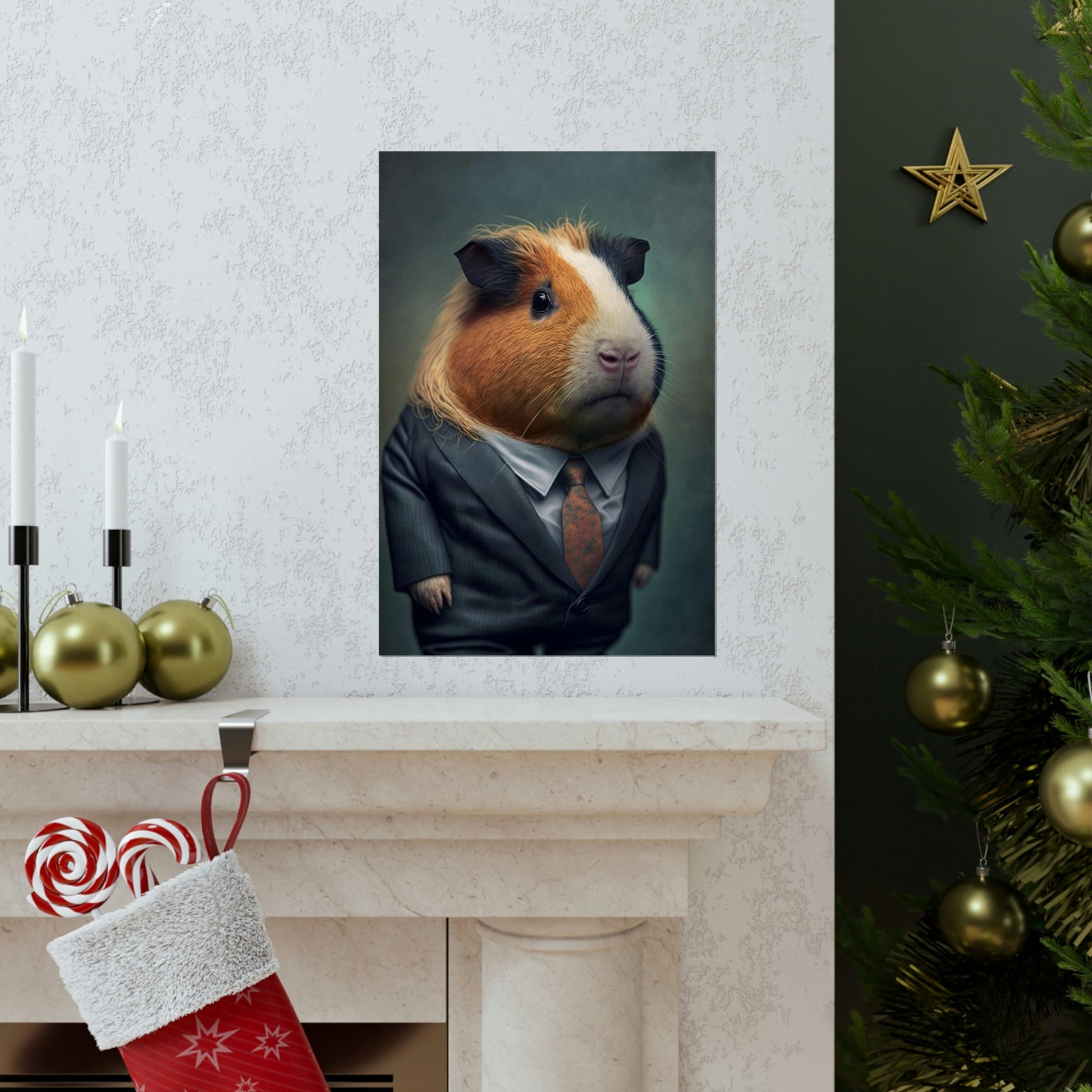 Mr. Guinea Pig Premium Matte Vertical Posters