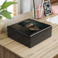 Mr. Otter Portrait Wood Keepsake Jewelry Box with Ceramic Tile Cover