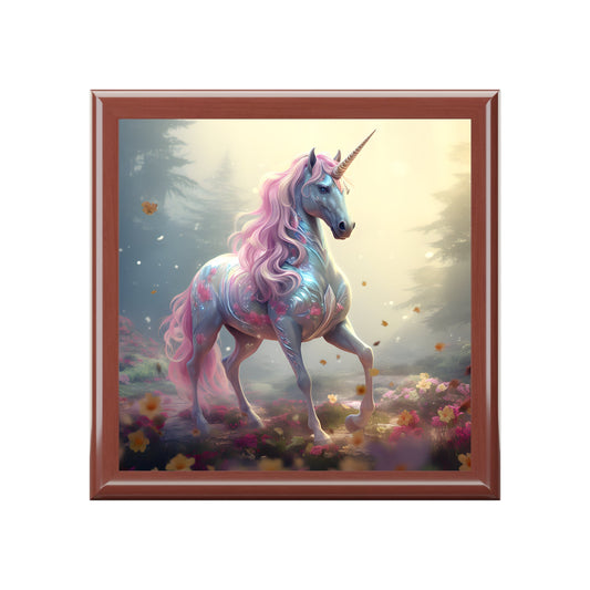 Mystical Misty Morning Unicorn Jewelry and Gift Box