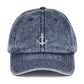 Nautical Anchor Vintage Cotton Twill Cap for the Summer Loving Sailor Vintage Cotton Twill Cap