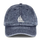 Nautical Sailing Vintage Cotton Twill Cap for the Summer Loving Sailor