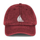 Nautical Sailing Vintage Cotton Twill Cap for the Summer Loving Sailor