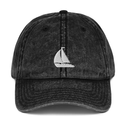 Nautical Sailing Vintage Cotton Twill Cap for the Summer Loving Sailor