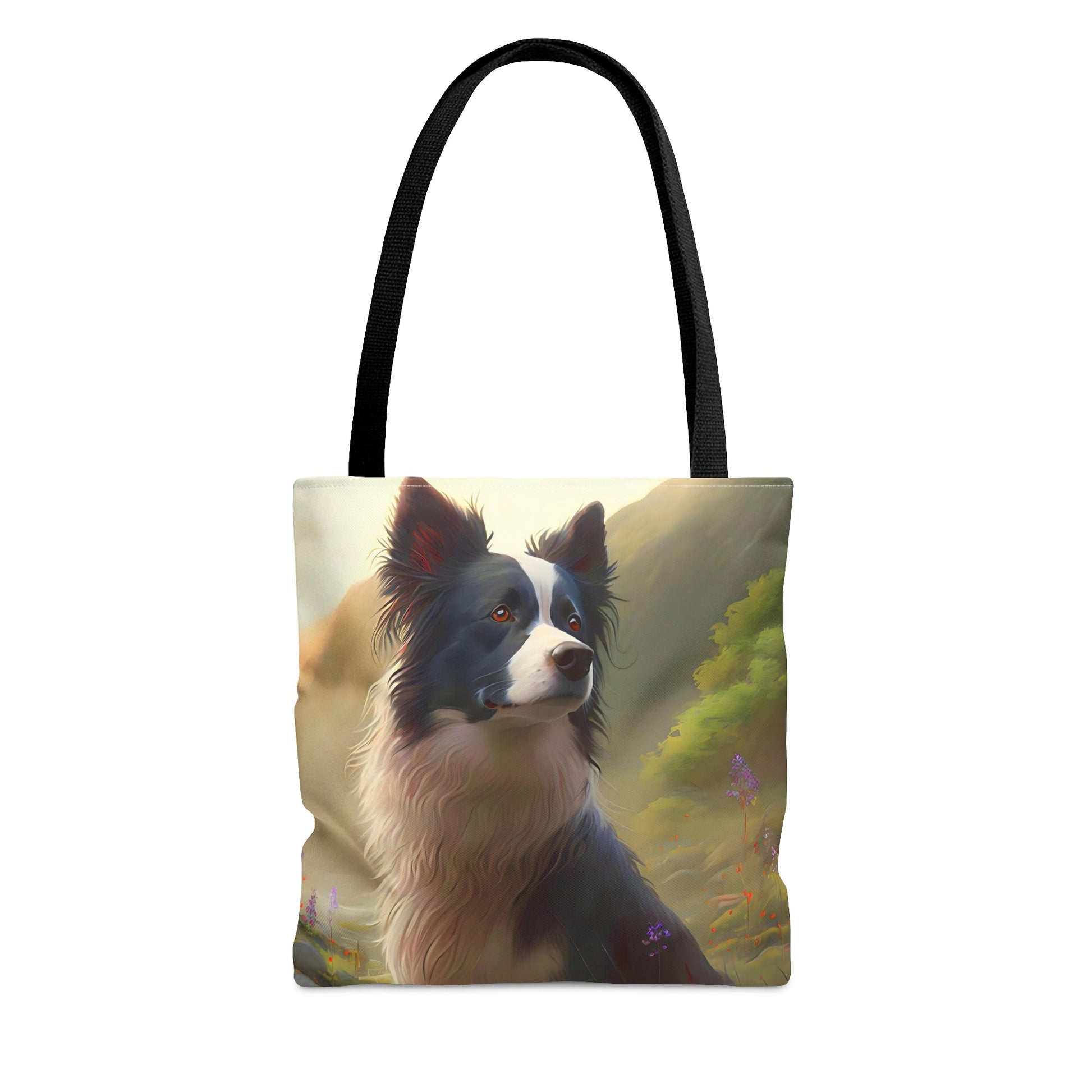 Noble Sheep Herder Border Collie Tote Bag