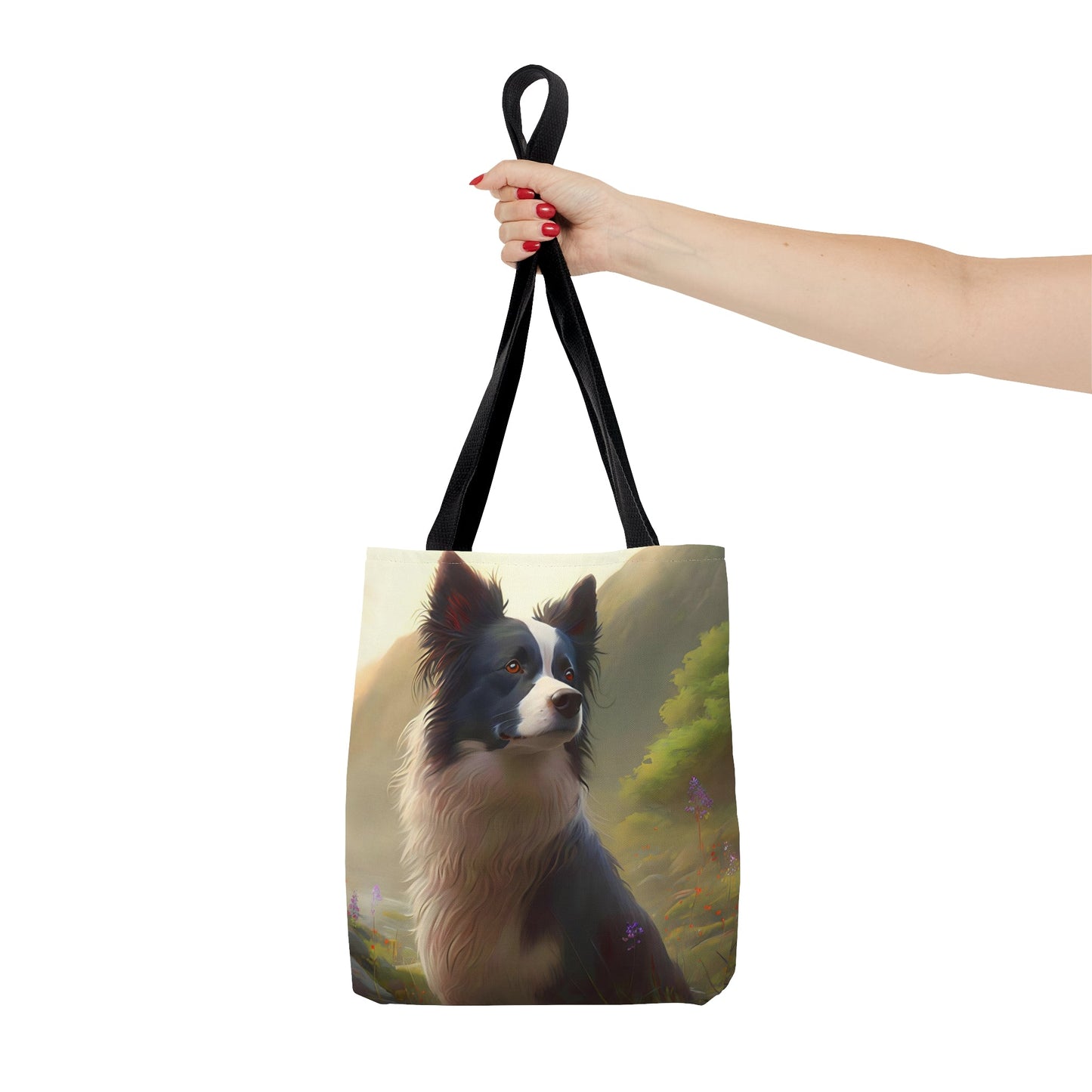 Noble Sheep Herder Border Collie Tote Bag