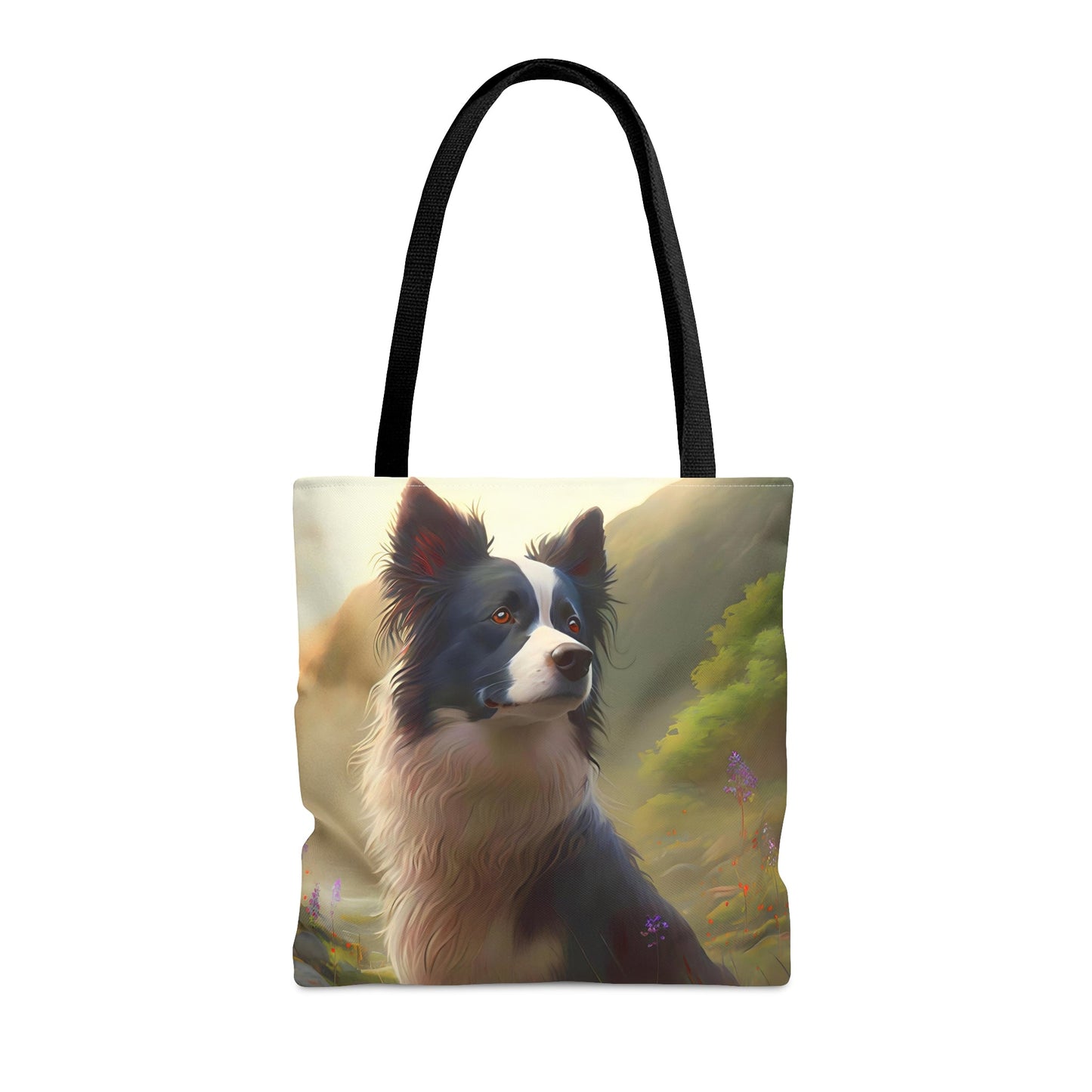 Noble Sheep Herder Border Collie Tote Bag