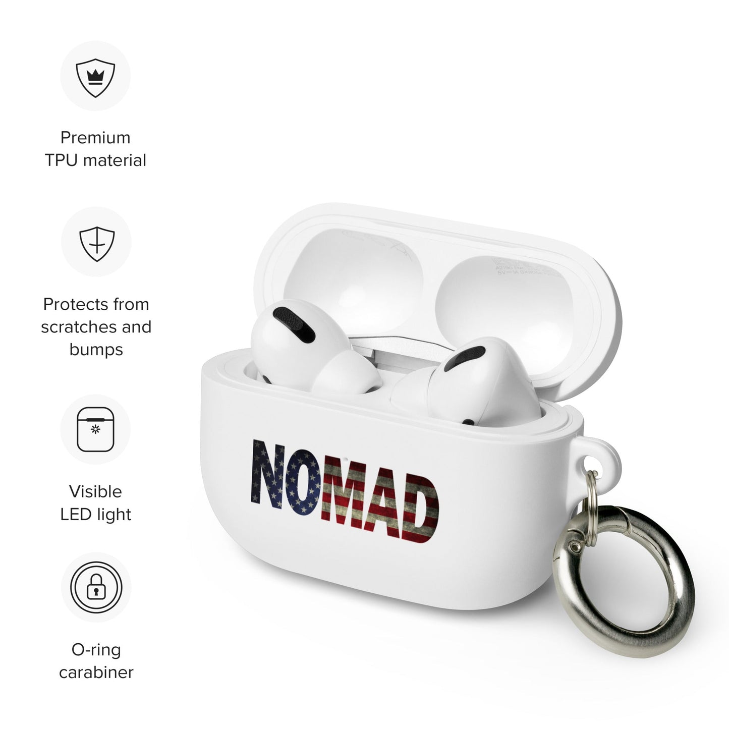 Nomad American Flag AirPods Case