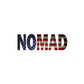 Nomad American Flag Bubble-Free Stickers