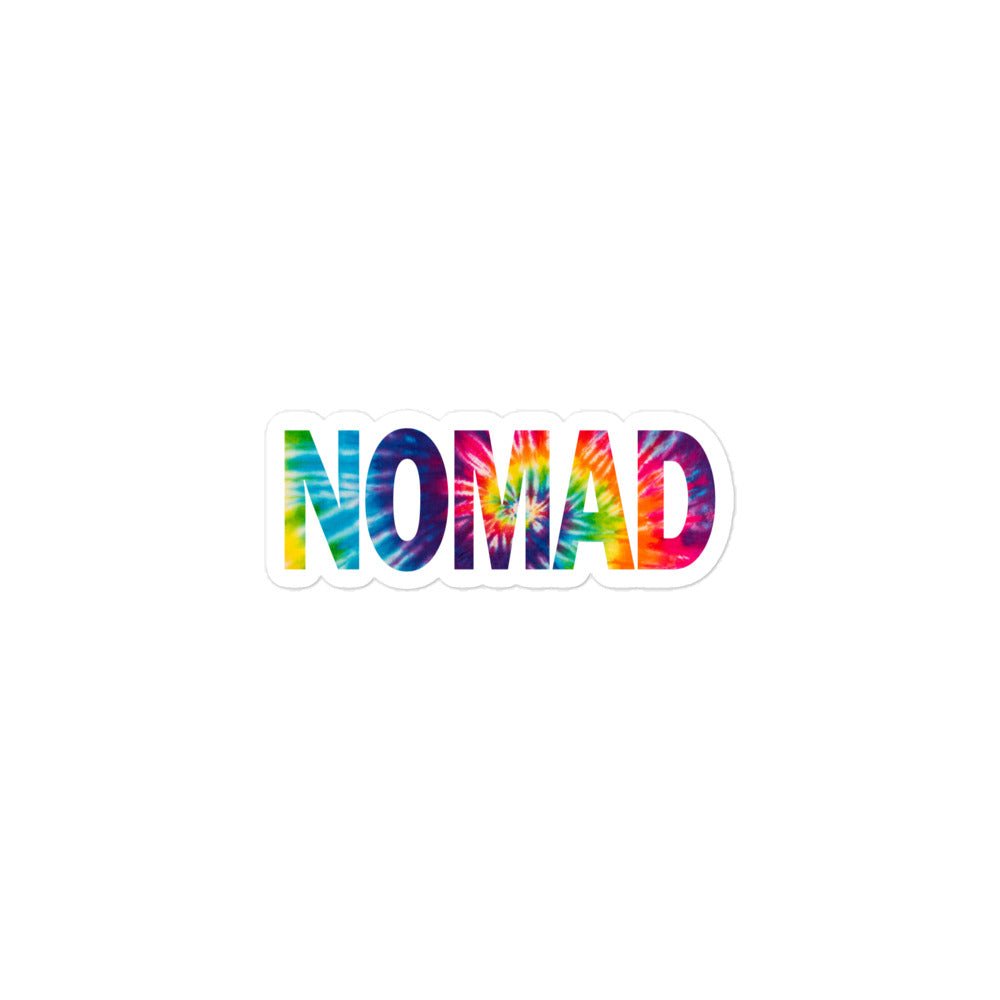 Nomad Tye Dye Bubble-Free Stickers