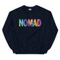 Nomad Tye Dye Design Unisex Sweatshirt