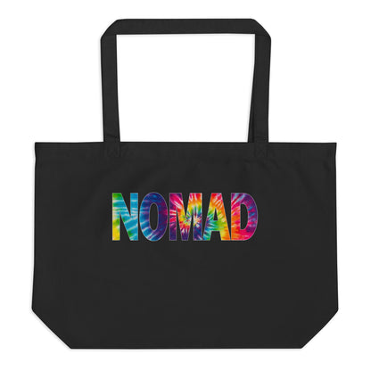 Nomad Tye Dye Large Organic Tote Bag - Printed on Front and Back