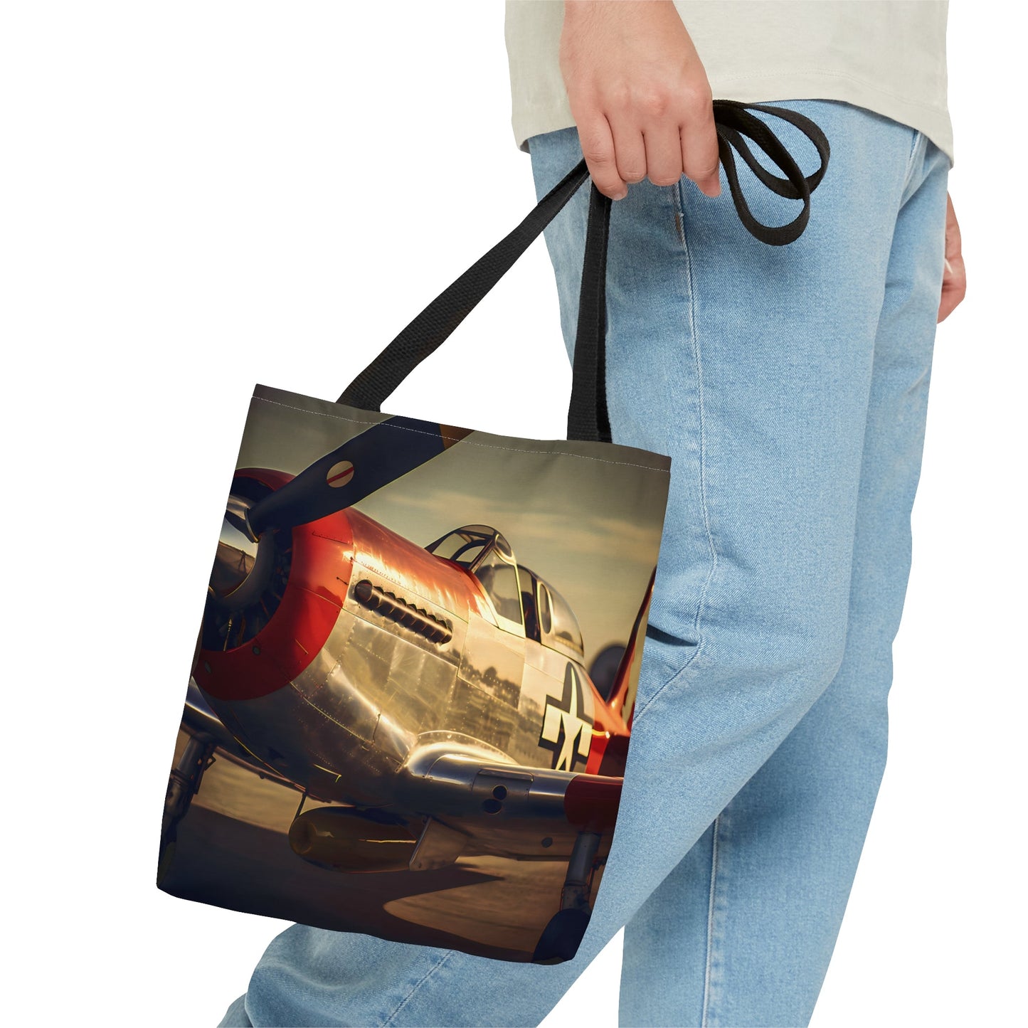 North American P-51 Mustang Tote Bag