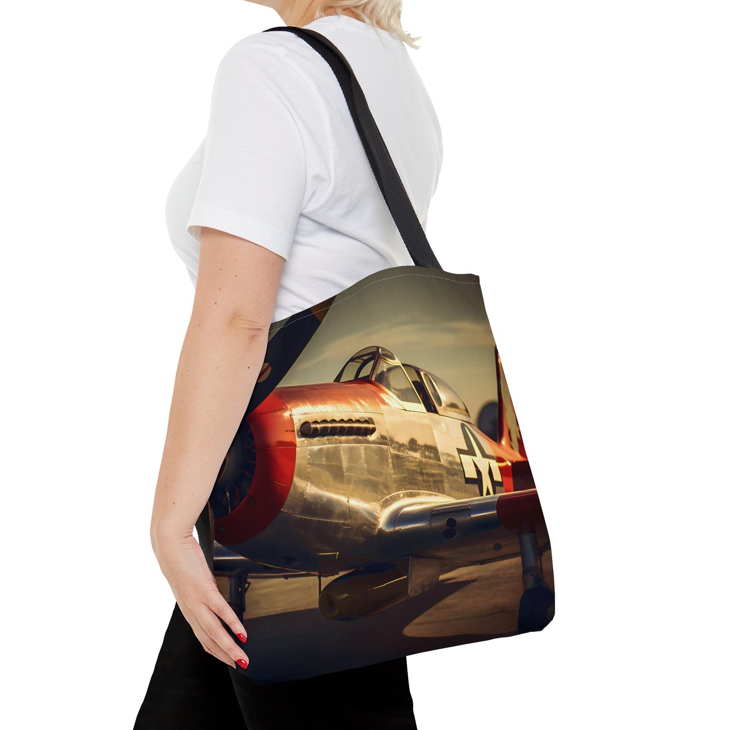 North American P-51 Mustang Tote Bag