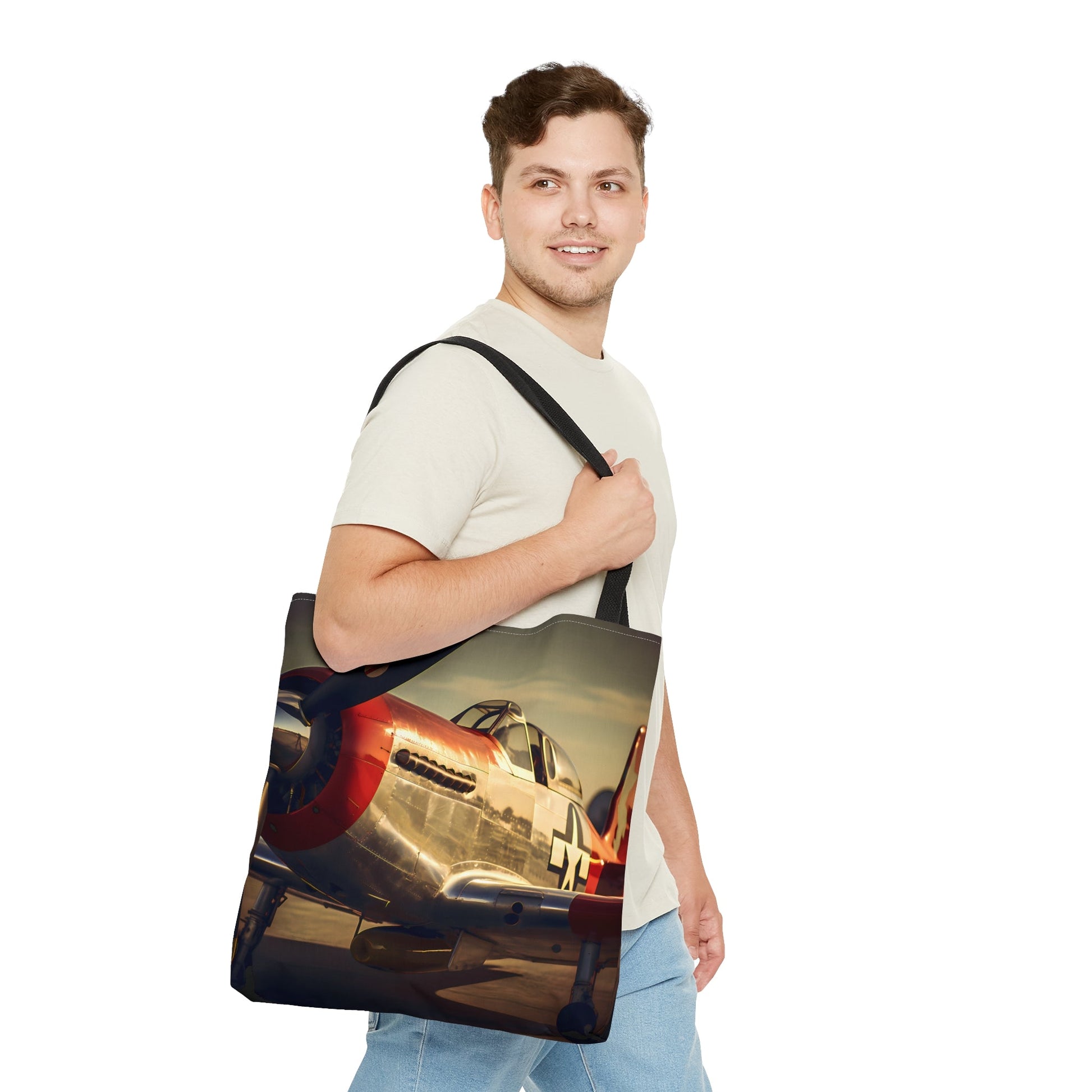 North American P-51 Mustang Tote Bag