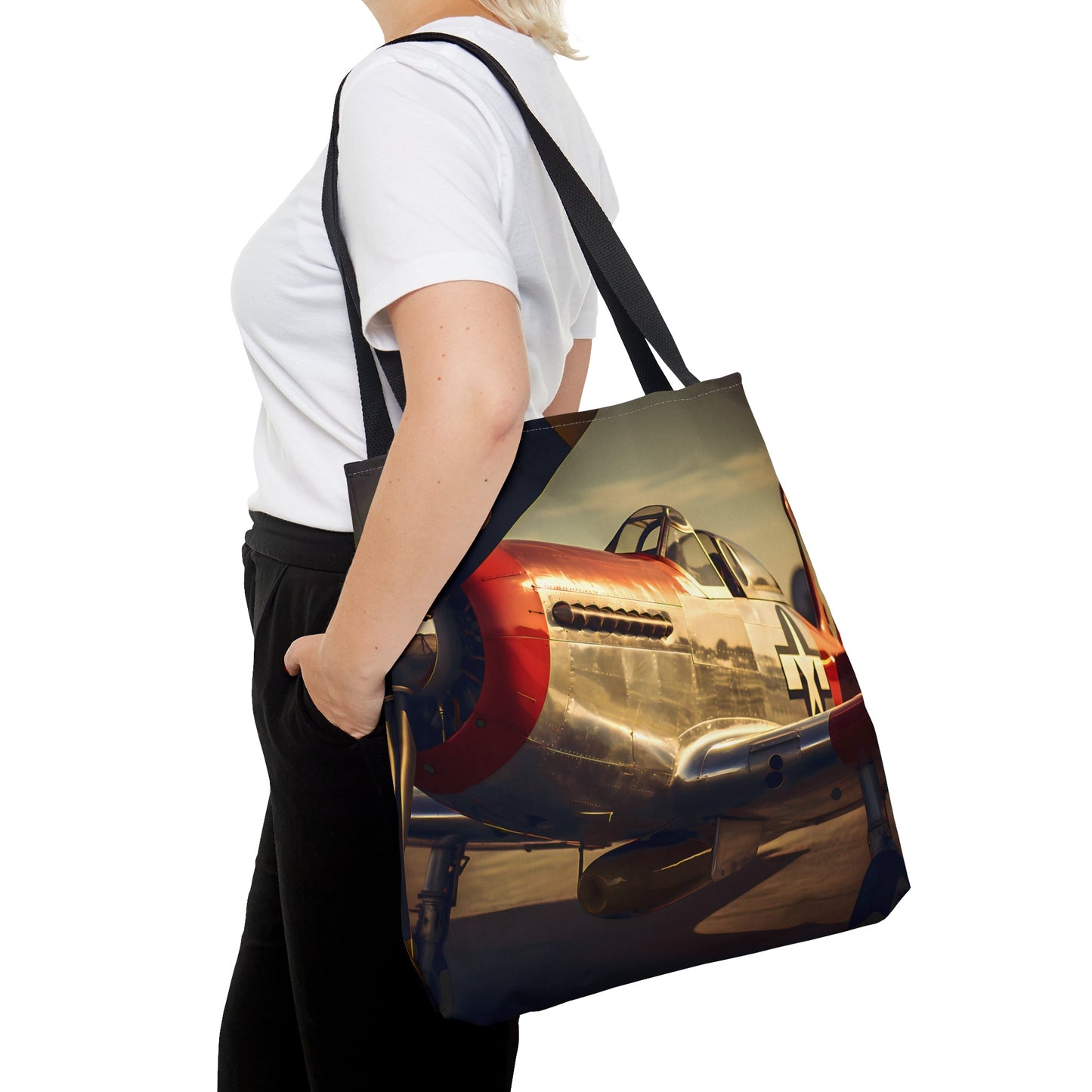 North American P-51 Mustang Tote Bag