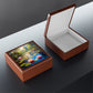 Oil Painting of Pond Art Jewelry Box