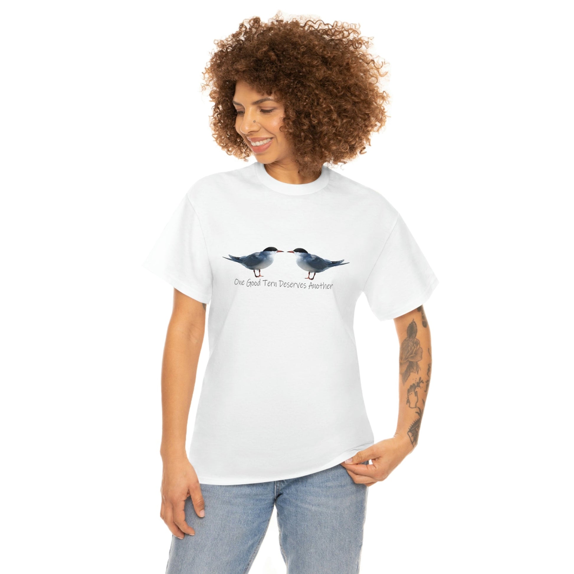 One Good Tern Deserves Another Unisex Heavy Cotton Tee