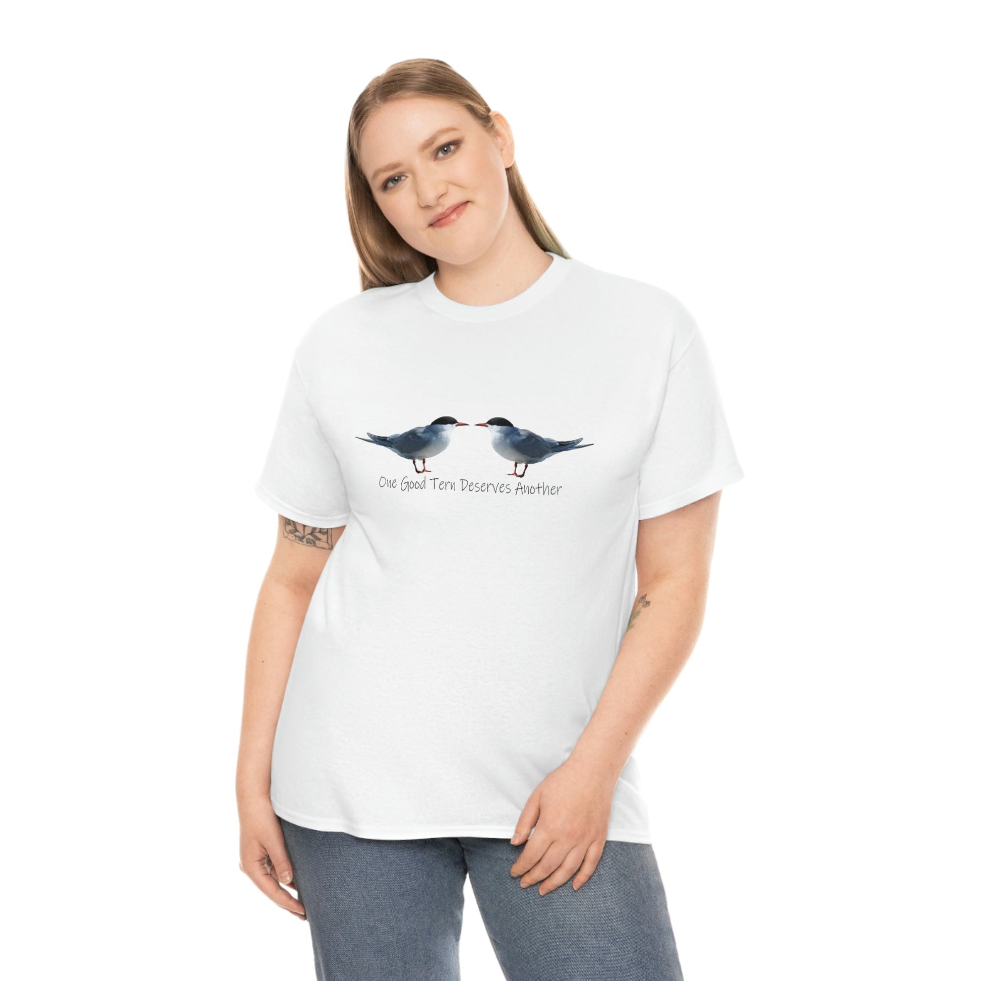 One Good Tern Deserves Another Unisex Heavy Cotton Tee