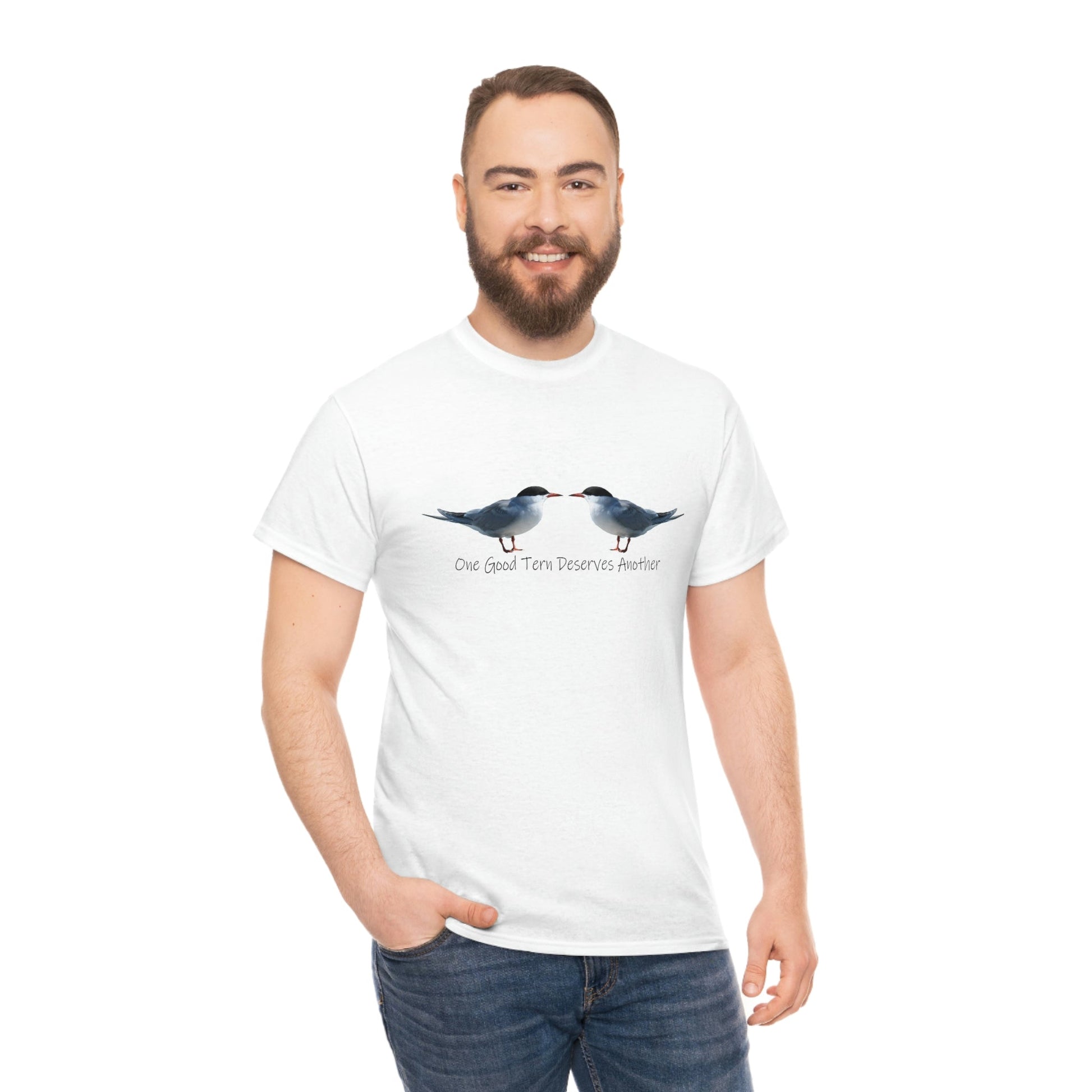 One Good Tern Deserves Another Unisex Heavy Cotton Tee