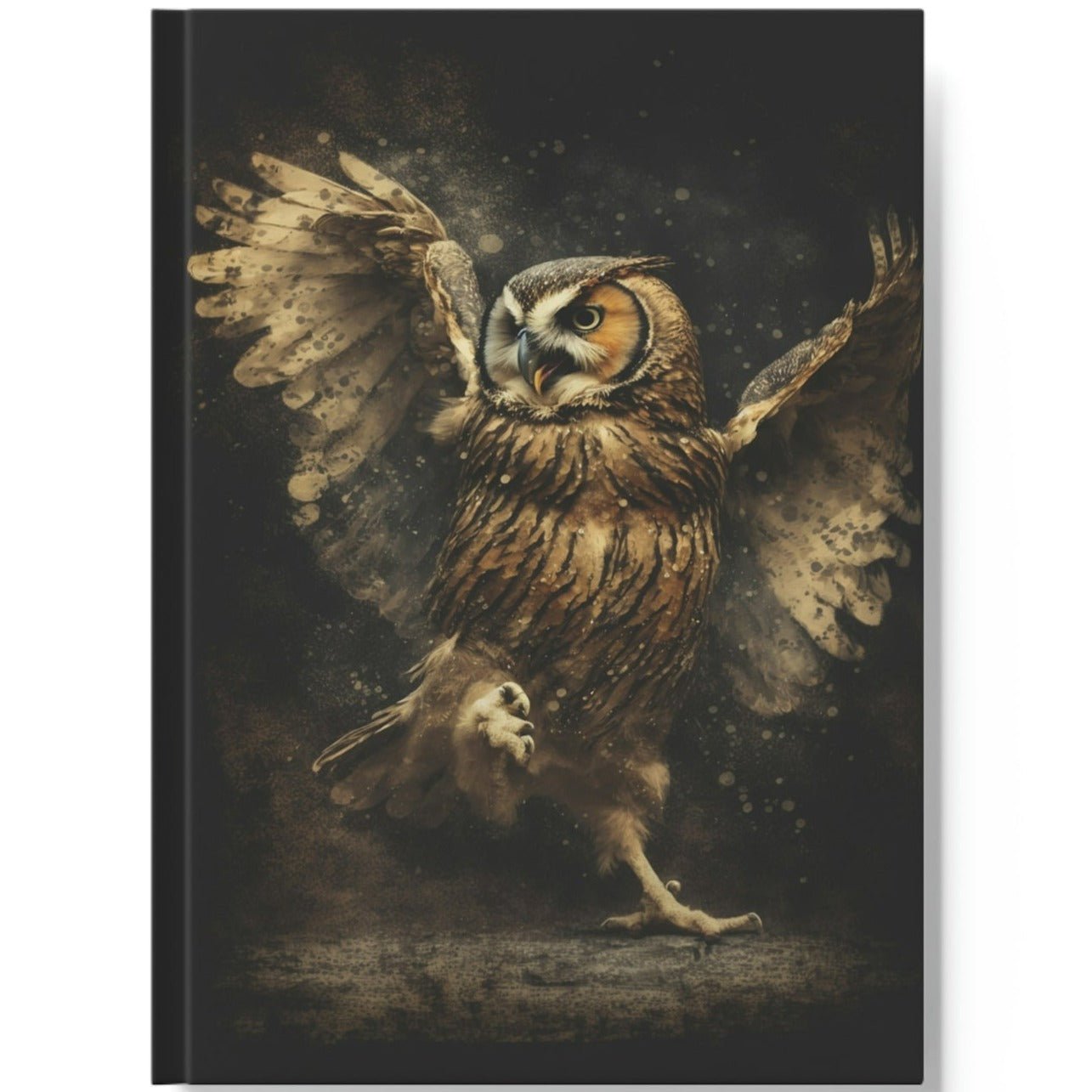 Owl Inspirations - Dancing Owl - Hard Backed Journal