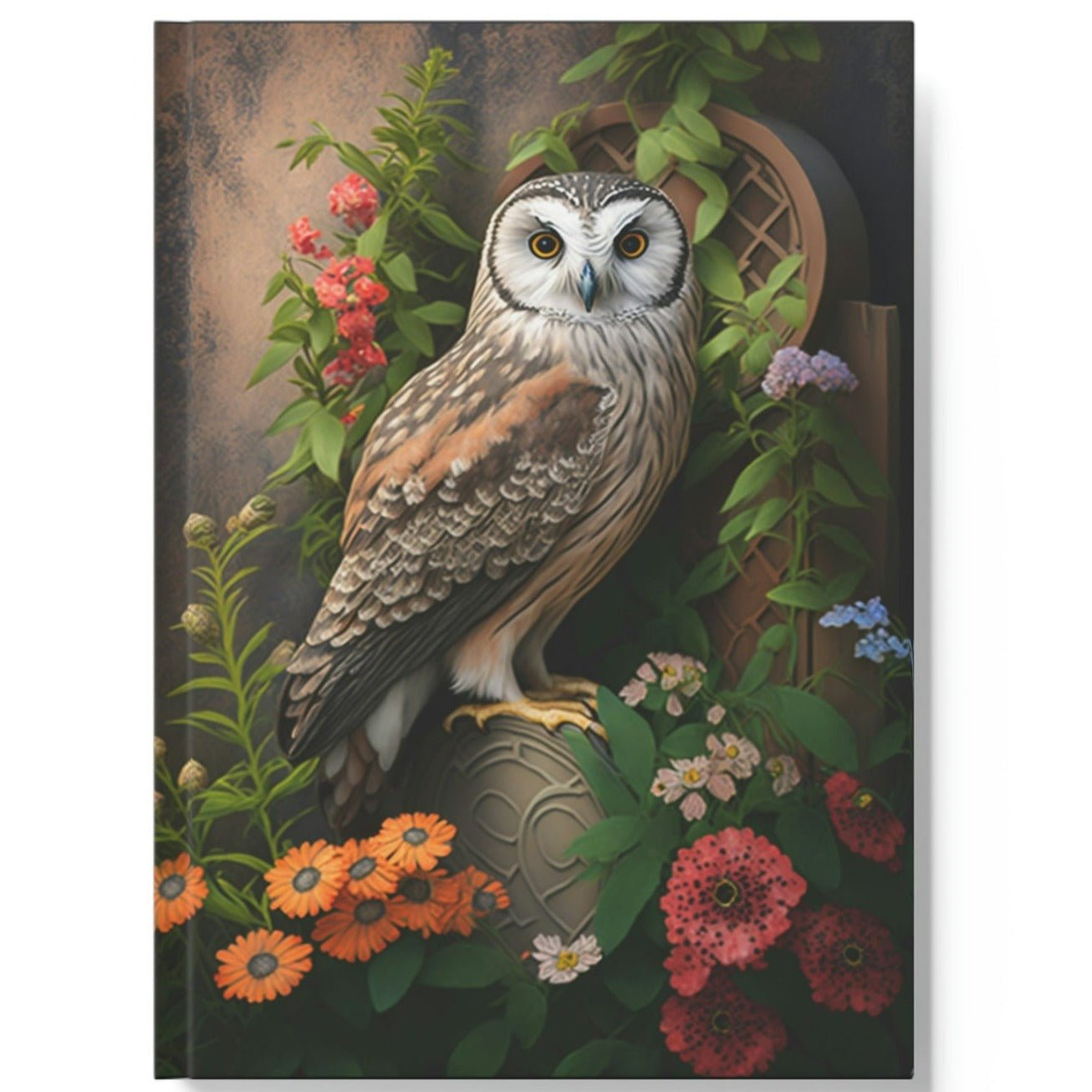 Owl Inspirations - Garden Owl - Hard Backed Journal