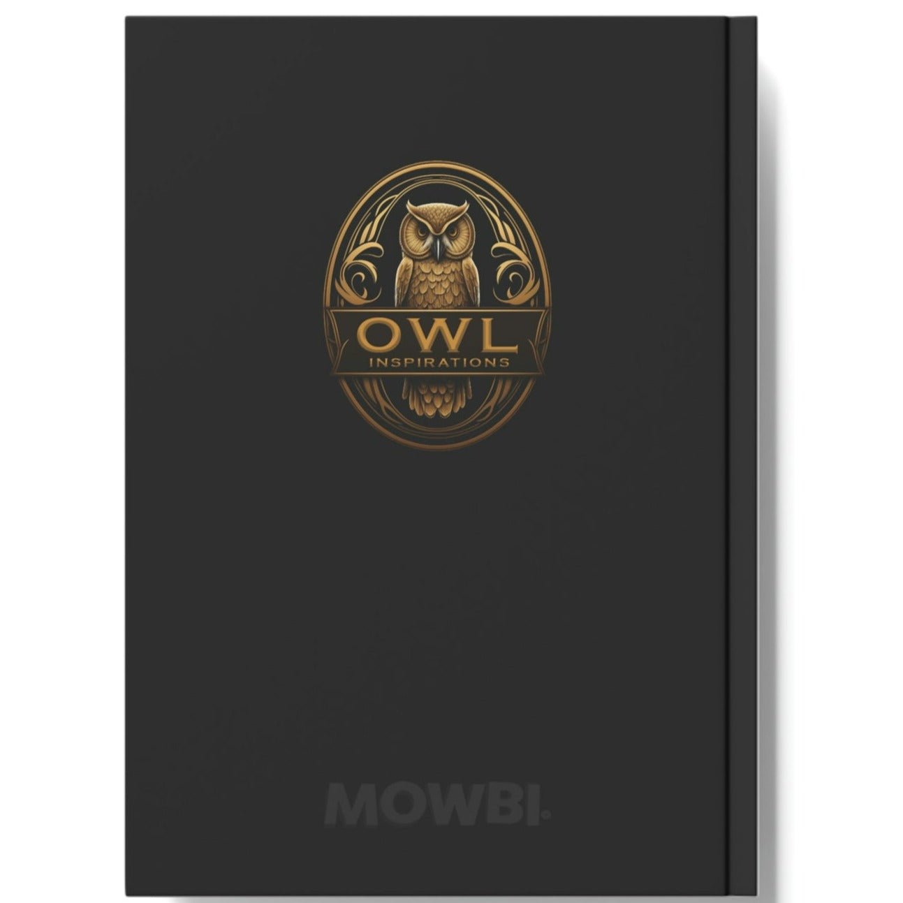 Owl Inspirations - Grunge Owl - Hard Backed Journal